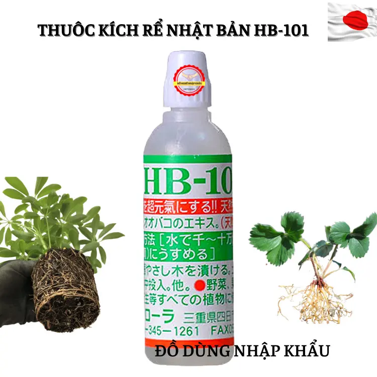 Thuốc kích rể HB-101 NHẬT BẢN giúp cây tăng trưởng phục hồi cây yếu-Hàng có tem mác 6
