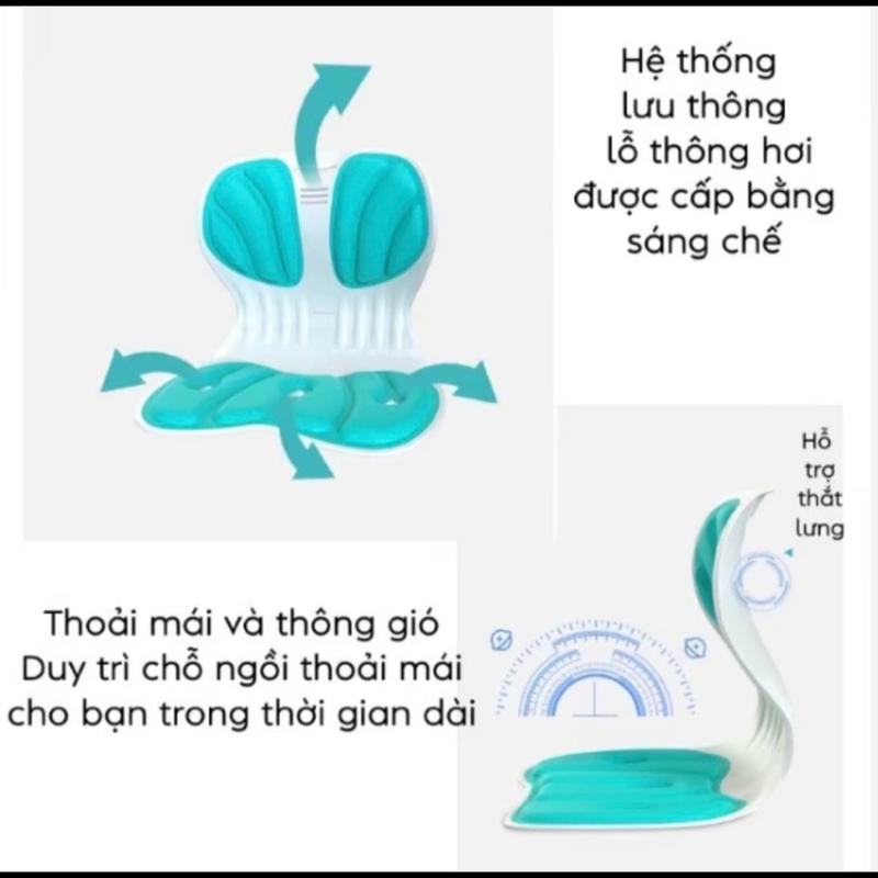 ( Hang loaij 1 )Ghế công thái học chống gù lưng, ghế văn phòng giúp ngồi thẳng lưng phù hợp trẻ em, sinh viên người lớn 4