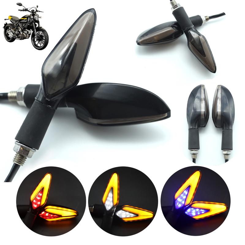 2Pcs Motorbike Dynamic LED Lamp Scooter Accessories Motorcycle - TikTok ...