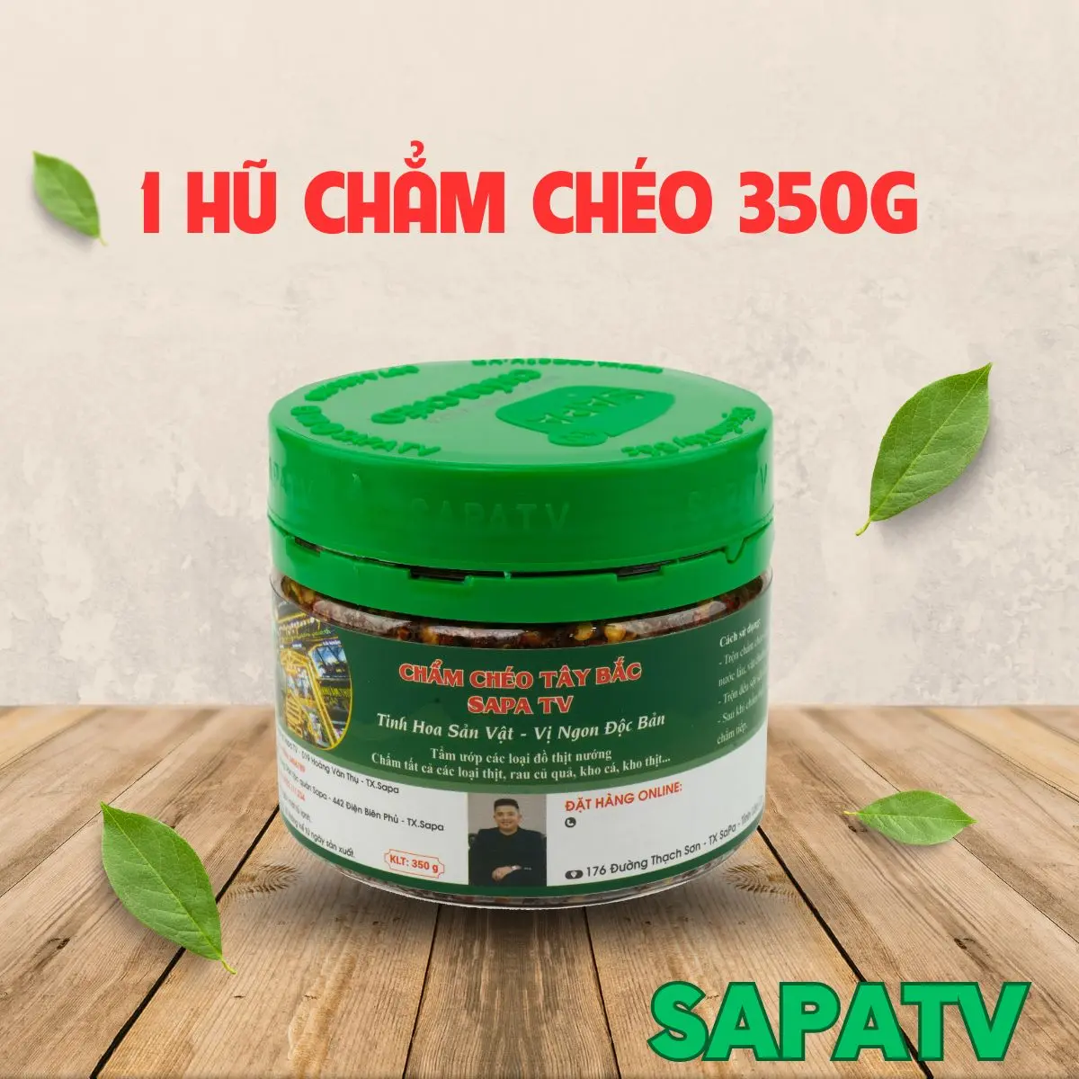 1 Lọ Chẩm Chéo Vị Tê Cay 350G - Sapa TV Food