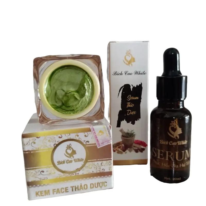 Bộ kem TRÀ XANH BÍCH ( serrum + kem trà xanh CAO WHITE Serum