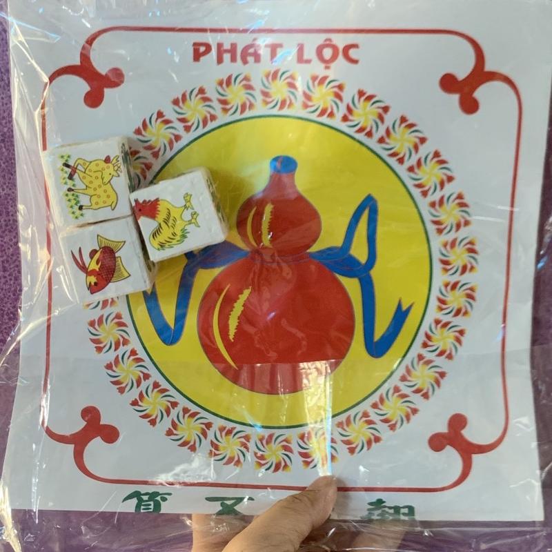 Bộ Bầu Cua Tôm Cá bằng giấy, đồ chơi ngày Tết trò chơi truyền thống ngày Tết