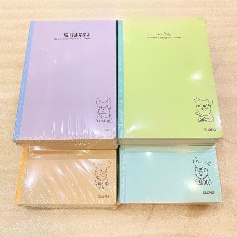 [Nguyên lốc] Tập viết may dán gáy B5 80/120/200 trang giấy kẻ ngang KLONG, vở 70-100gsm tiện lợi