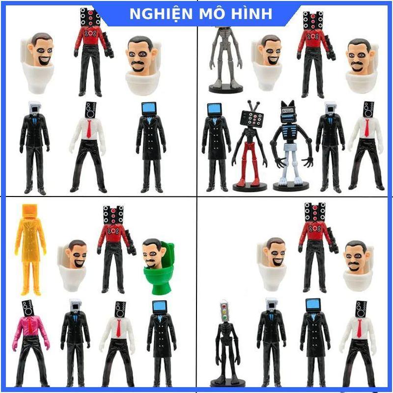  Mô Hình Nhân Vật Skibidi Toilet Man V1 Phim Hoạt Hình TV Man Nhà Vệ Sinh Tivi Bộ Trò Chơi Đồ Chơi Trẻ Em Cho Bé Toy Voi 
