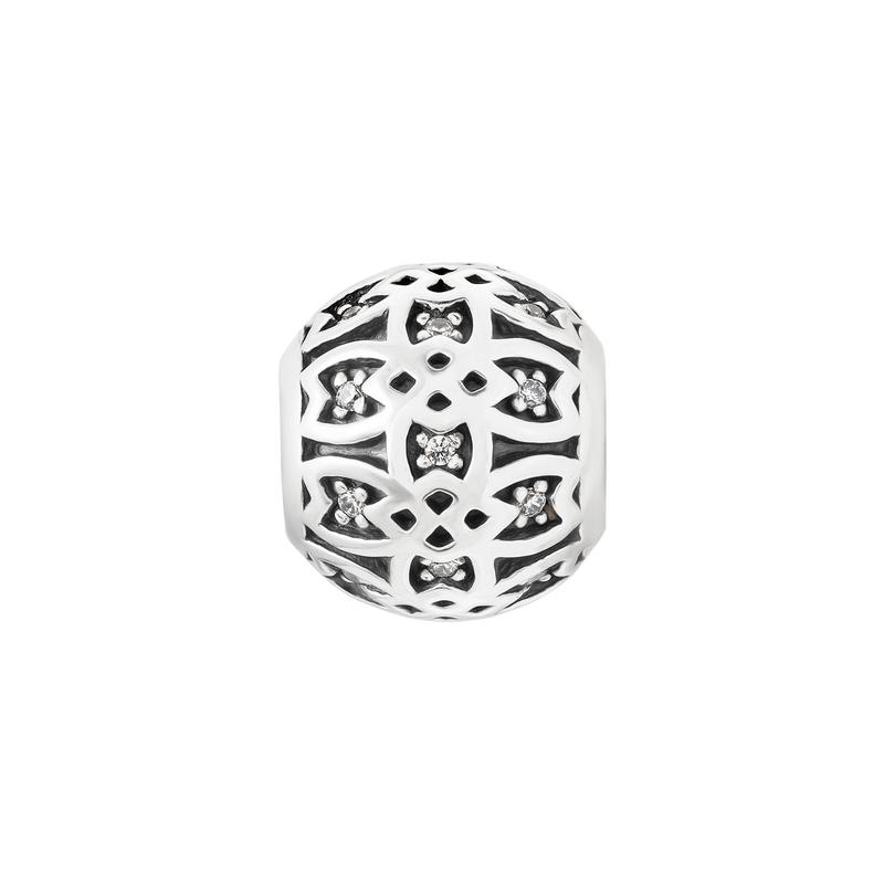 Hạt charm Bạc đính đá STYLE By PNJ General XMXMW060283