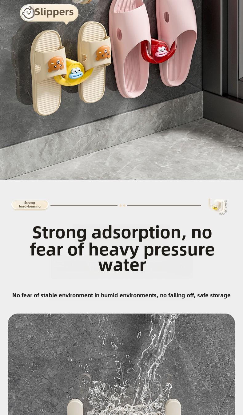 Product Introduction of Giá Để Dép Tắm Hút, Không Cần Khoan, Treo Tường, Sắp Xếp Giày, Có Lưu Thông Nước, Đựng Đồ Vệ Sinh Cá Nhân Và Đồ Dùng Tắm 8