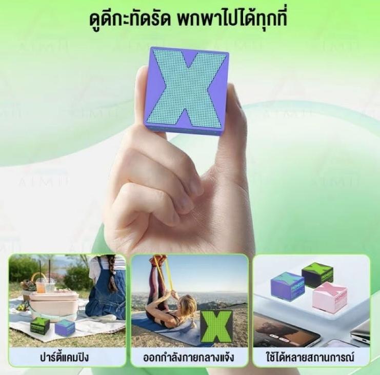 Product Introduction of 【ราคาต่ําสุด】WANDER X1 ลำโพงบลูทูธ ไมโครโฟนคู่ ของแท้ RGB มินิ แบบพกพา ลำโพงคาราโอเกะไร้สายกลางแจ้งขนาดเล็ก KTV ลําโพง 29