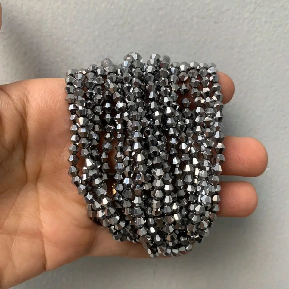 Hạt Pha lê 4mm kết áo