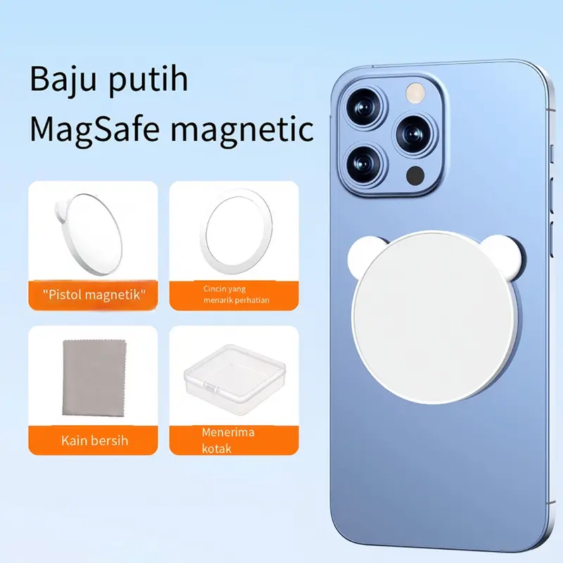 Kamera belakang ponsel baru HD cermin selfie reflektif cermin selfie magnetik belakang 0