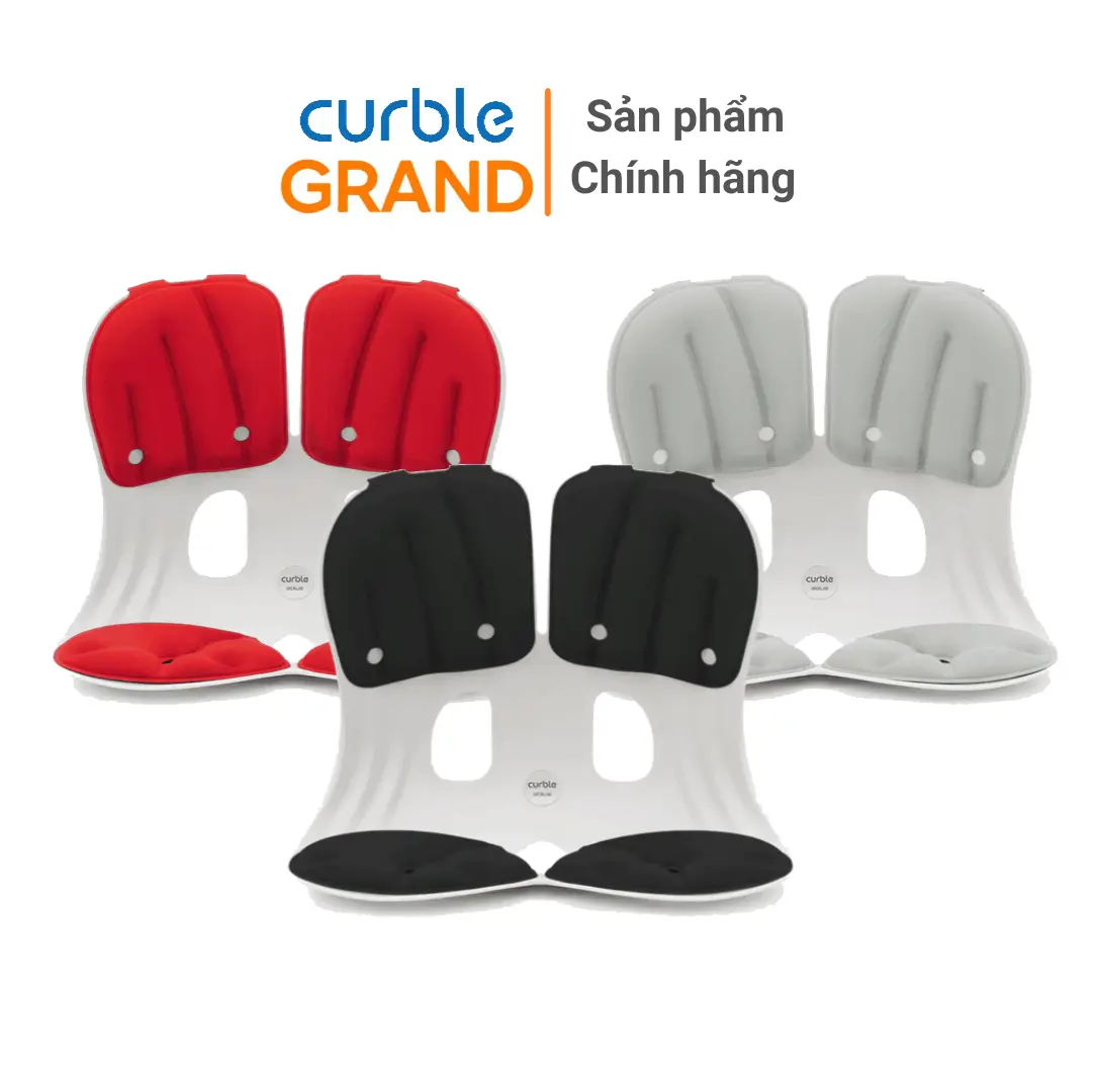 [Chính hãng] Ghế chỉnh dáng ngồi đúng chống gù Curble Grand Made in Korea bảo hành của nhà sản xuất