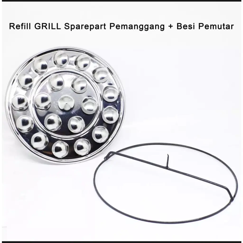 Baling Baling Panggangan Sosis Gratis Kawat Penyangga / tiang dan putaran panci grill / Refil Roaster