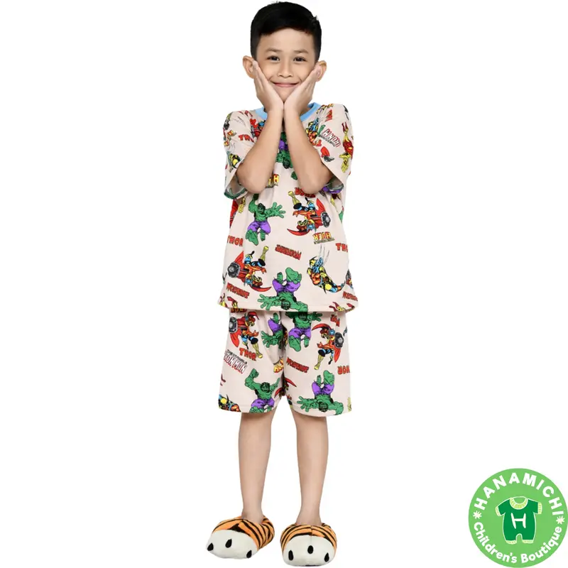 Kiminori RINE.ST Setelan Baju Anak Lengan Pendek Celana 2