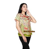 Gambar Blouse Batik Monami - Atasan Batik Wanita – Blouse Modern – Batik Kancing Depan - Baju Kerja - Baju Kantor - S-M-L-XL-XXL-3L-4L-5L Baju Biru Hijau Panjang Katun Cewek dari EnC Collection Kota Administrasi Jakarta Timur 3 Tokopedia