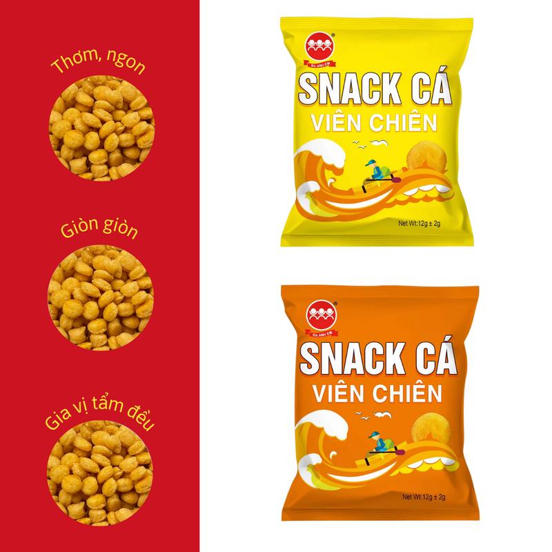 [Tổng 60 Gói] Combo 60 Gói Cá Viên Chiên Vị Ngon Khó Cưỡng Minh Châu Food 2