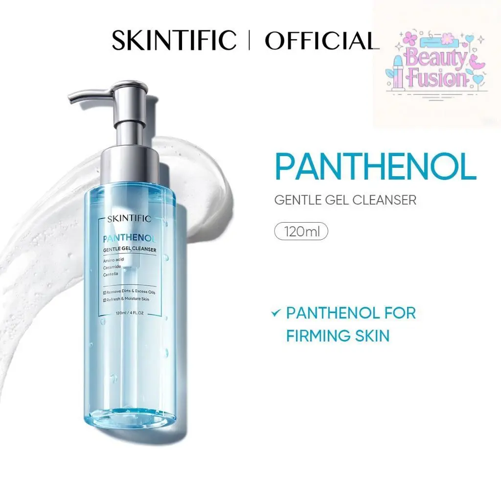 SKINTIFIC Panthenol Gel Cleanser Cleaning Hydrating Moisturize Smoothing Skin Face Wash Amino Acid Oil Control (120ml)