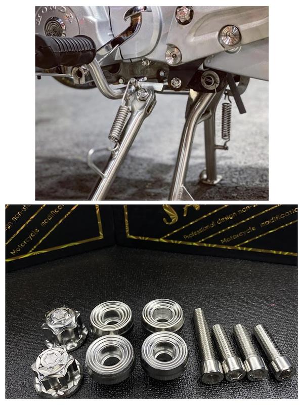 BỘ KHÂU GÁC CHÂN SALAYA KÈM TÁN WAVE ,DREAM INOX 304 LẮP GÁC CHÂN ZIN