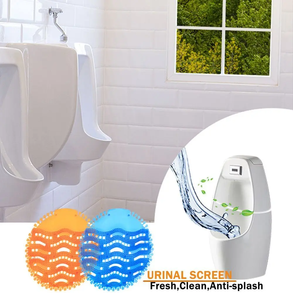 Easy to Use for Restaurant Office School Anti Splash Design for Toilet Bathroom Urinal Screens Deodorizer Anti Splash Urinal Mats Odor Freshener Urinal Mats Pads Deodorizer
