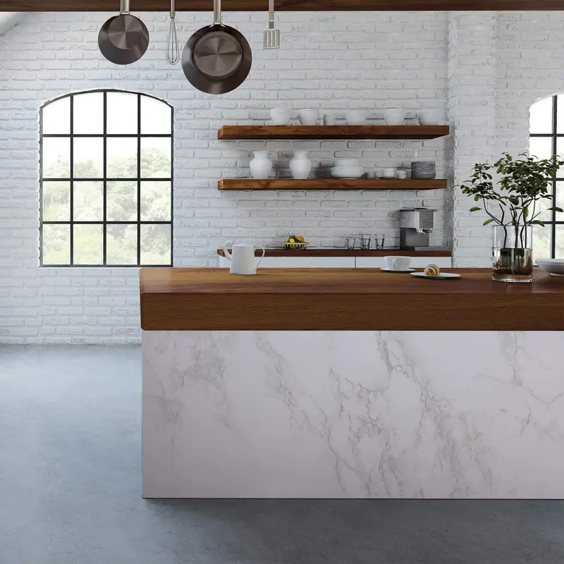 Self Adhesive Wallpaper, 1 Count Modern Waterproof Gloss PVC Vinyl Wallpaper, Oil Proof Wall Sticker, Decorative Countertop, Kitchen, Shelf Liner, Home, Bathroom 6
