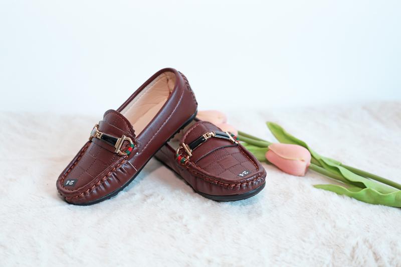 Product Introduction of Giày Lười Da PU Mềm Nhẹ Cho Bé Trai 1-10 Tuổi [S21-35] Mũi tròn Sandal Voi 29