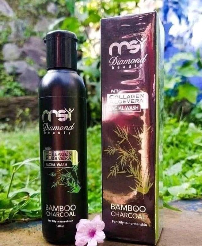 Sabun Bamboo Cair Charcoal MSI Original Termurah untuk Wajah Hitam dan Gatal - Wanita, Komedo 3