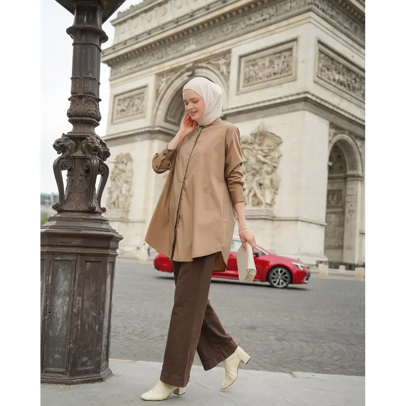 Heaven Lights - Stella Tunic - Atasan Tunik Polos Wanita 3