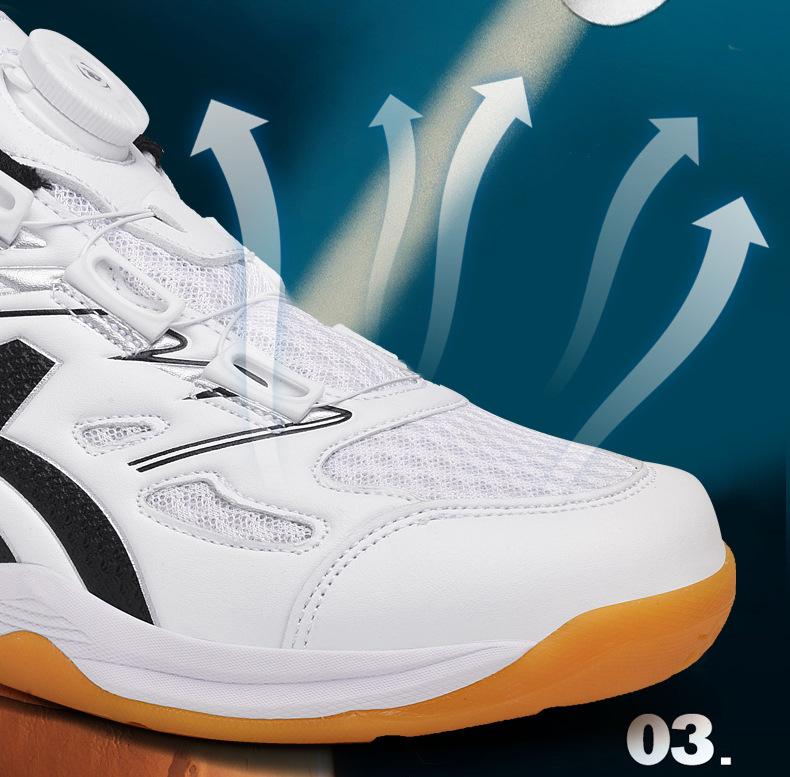 Product Introduction of Factory in Stock Cross-Border Badminton Shoes Student Competition Training Shoes Men's Mesh Breathable and Wearable Tennis Shoes Wholesale 2
