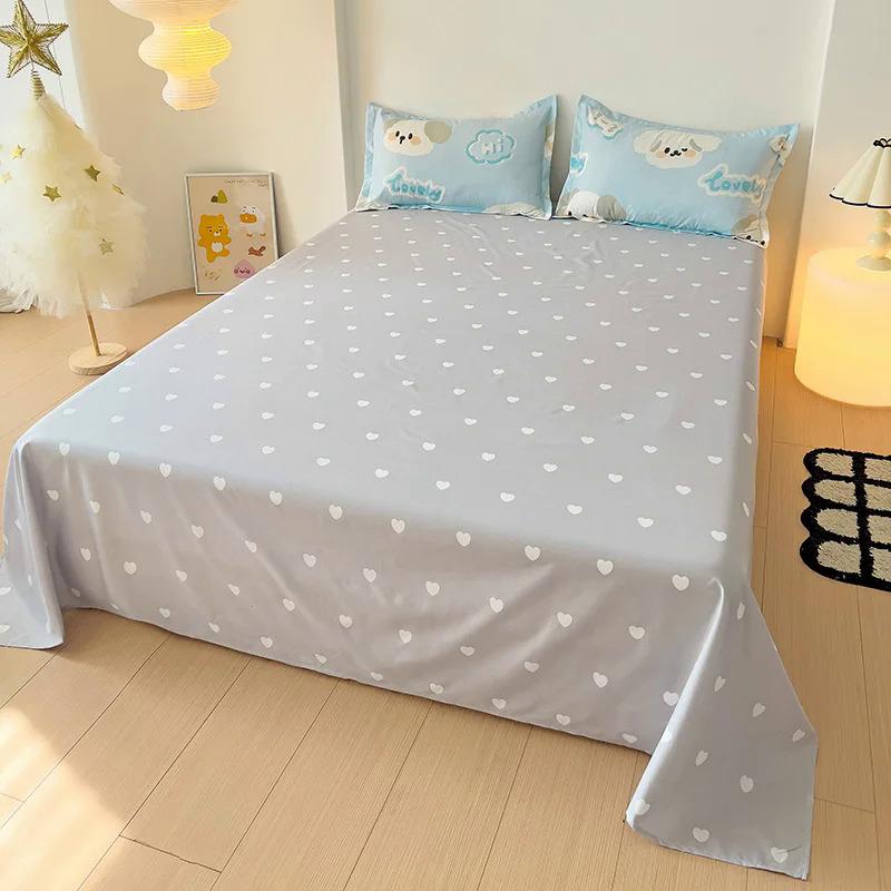 Product Introduction of EGW spring bedding set 3PCs cartoon Boys Girls bed linen Grey Lion pink bear pillowcase printed home linen for children kids 33