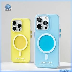 Ốp Điện Thoại Từ Tính, Thiết Kế Đơn Giản, Tương Thích Với iPhone 16, 12, 13, 14, 15 Pro Max Và 16 Pro Max, Ốp Cứng, Chống Sốc, MagSafe