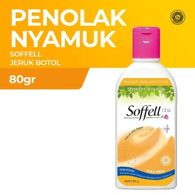 Soffell Lotion Anti Nyamuk Kulit Jeruk 80 g 0