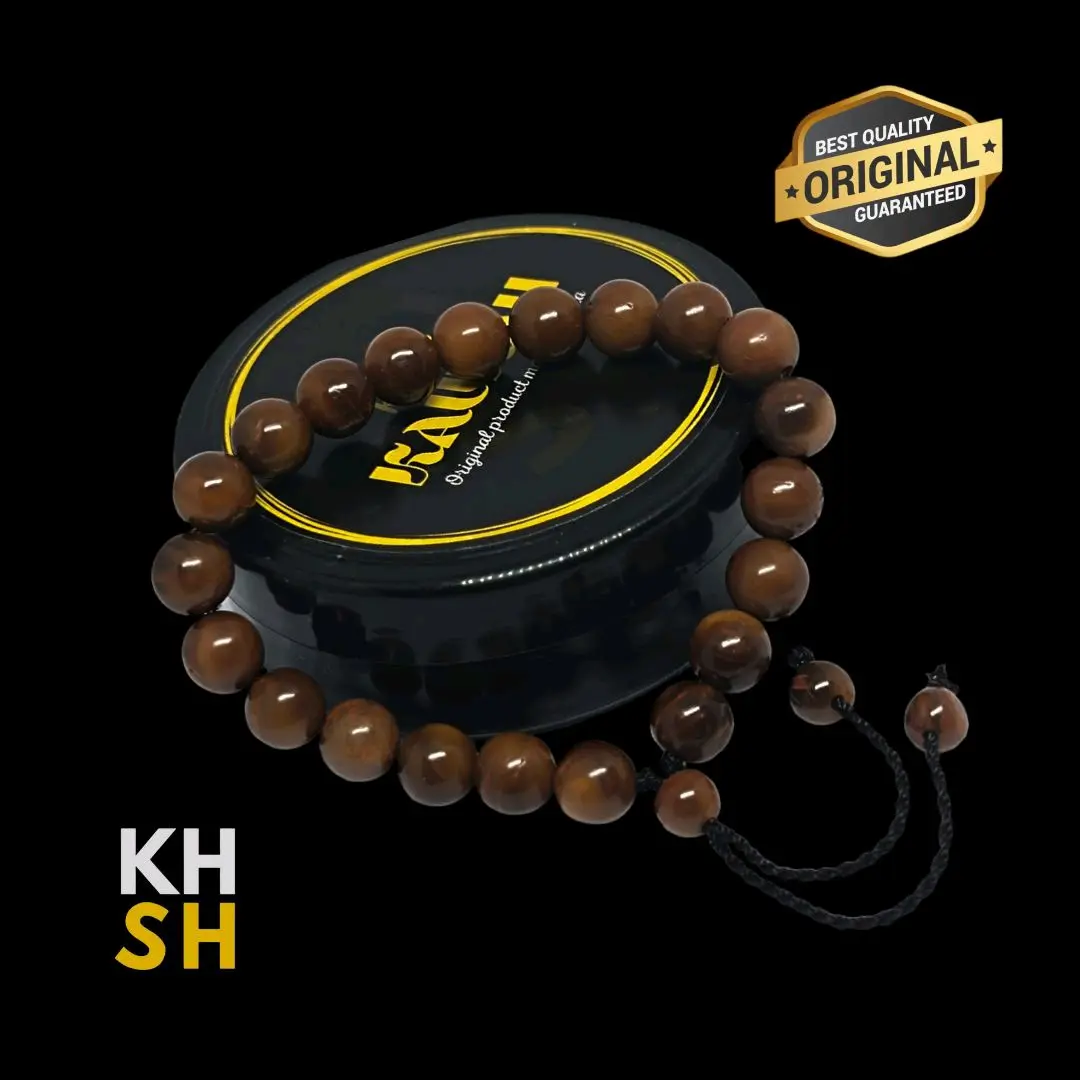 Gelang Kokka Kaukah Asli motif bulat 8mm