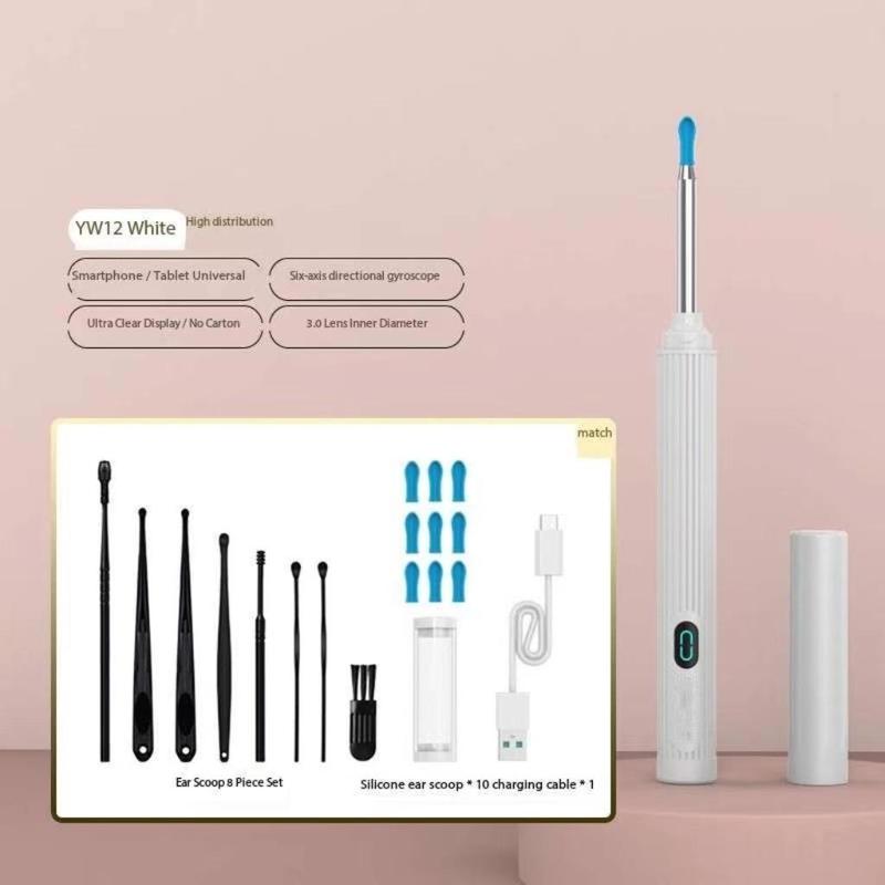 Product Introduction of Smart Visual Earwax Removal Kit, 1 Set Earwax Removal Tool with Replacement Heads, Earwax Cleaning Tool, Earwax Removal Products 2