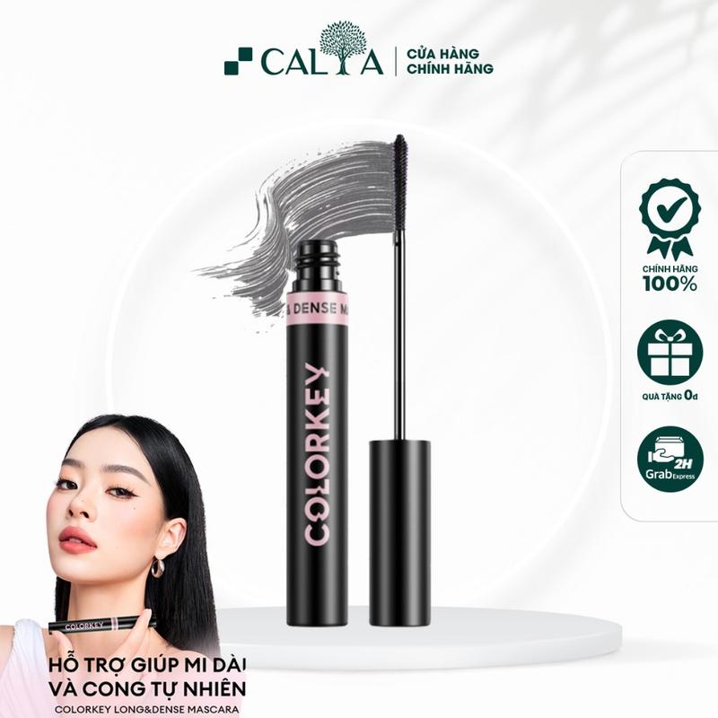 Chuốt Mi Colorkey Hỗ Trợ Dài Mi Bền Màu Lâu Trôi - Colorkey Long & Dense Mascara 4.5g