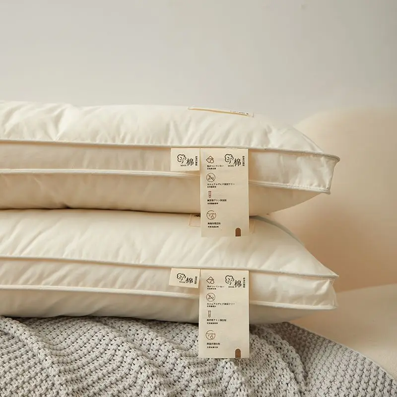 Gối Bông Đậu Nành, Phong Cách Nhật Bản, Lớp A, Gối Hỗ Trợ Cổ, Kháng Khuẩn, Chống Mạt, Lõi Gối, Một Gói Đơn, Thích Hợp Cho Gia Đình Và Ký Túc Xá, Một Chiếc