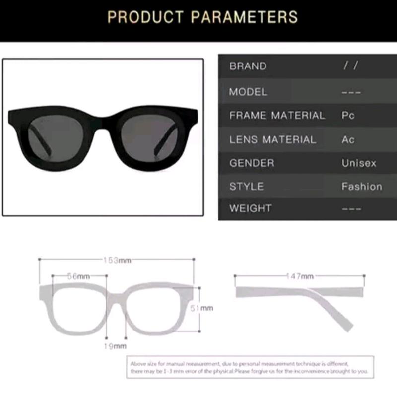 KACAMATA TELENA SUN FRAME TEBAL BOLDLT PRIA & WANITA SINAR ANTI UV sunglass 8