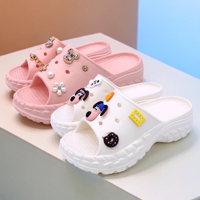 Product Introduction of Socany Sandal Wanita Jelly Fuji Motif Wanita Slip-On Kartun EVA Sandal Wedges Wanita Empuk Rumahan Size 36-41 21