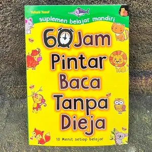 Buku 60 Jam Pintar Baca Tanpa Dieja - Suplemen Belajar Anak