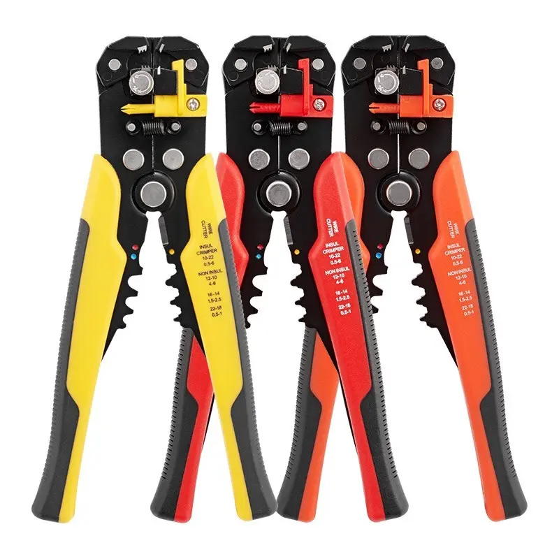 Kìm tuốt dây điện tự động cắt dây bấm cos đa năng T68 0