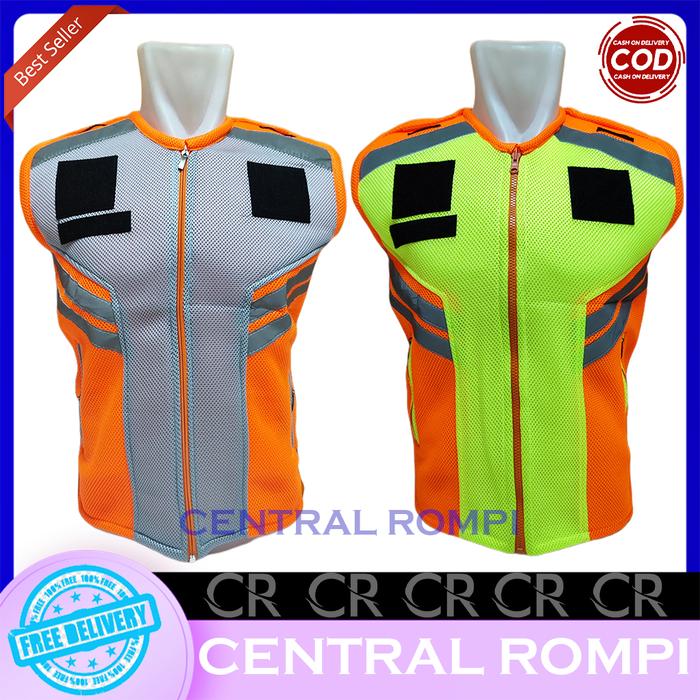 Masker Ropi Jual Rompi Safety Bahan Double Mesh/Rompi Proyek/Rompi K3/Rompi ...