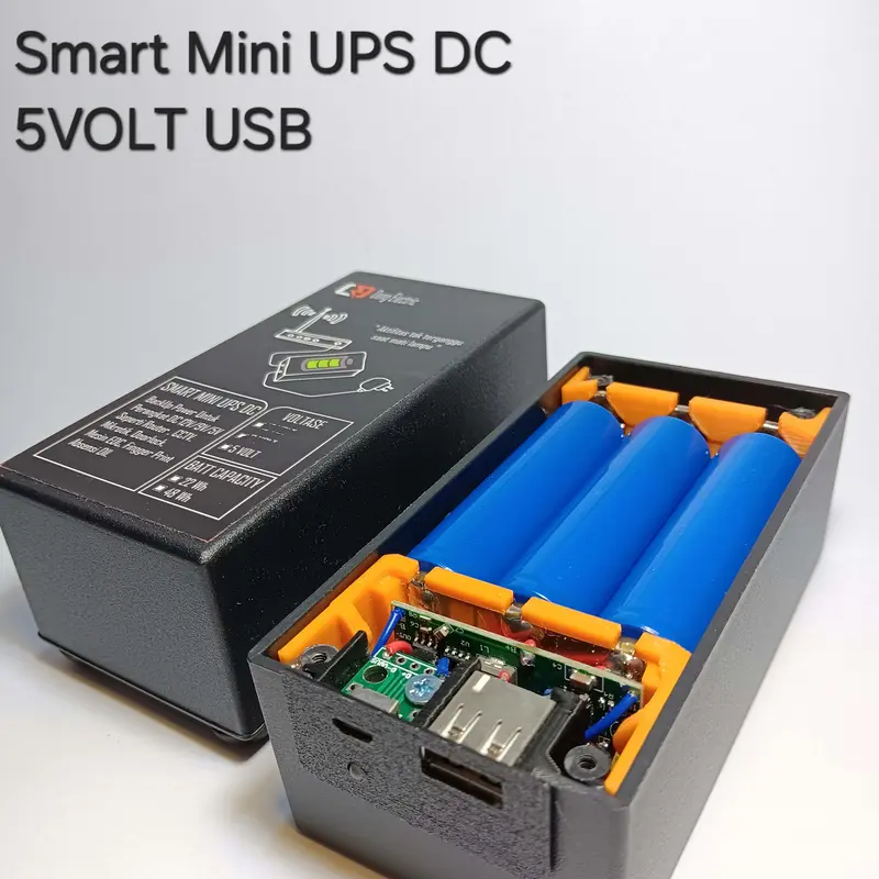 Usb Ups Module Smart mini UPS 5 Volt 4.500mAh Micro USB untuk modem router cctv - Shop ...