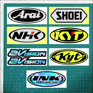 stiker merk helm kyt ink aray nhk 2vision sticker cutting