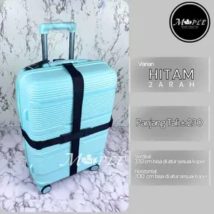 MAPLE LUGGAGE STRAP BELT KOPER 2 ARAH / TALI PENGIKAT KOPER PENGAMAN / PENANDA KOPER UMROH HAJI DAN TRAVELING