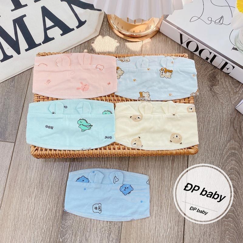 Combo 3 5 Che Thóp Cho Bé Sơ Sinh Thun Lạnh Petit Nền Màu Mềm Mịn Họa Tiết Dễ Thương CT15