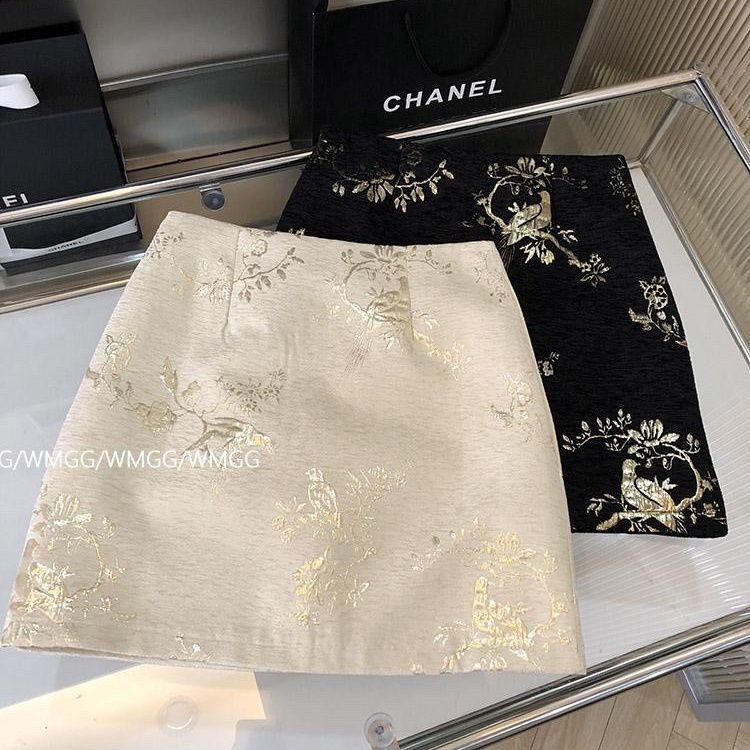 Váy Phong Cách Trung Quốc Mới, Dành Cho Nữ, Mùa Thu Và Mùa Đông, Cạp Cao, Mỏng Và Thanh Lịch, Phong Cách Cung Điện, Váy Chữ A Bó Thêu, 2024 Hàng Mới Về 2