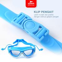 Gambar SPEEDS Kacamata Renang Anak Elastis Built-In Earplug Swimming Glasses Goggles Anti FOG UV Perlengkapan Renang Kids 017-5120 - 5110BRU dari Calary Sport Kota Surabaya 5 Tokopedia