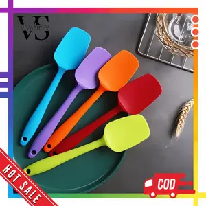 Spatula Sekop Silikon / Spatula Pengaduk Adonan / Spatula Silikon Masak Tahan Panas
