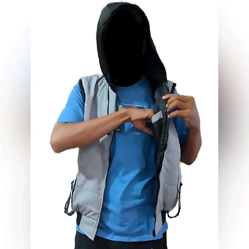KUMKO_project KOREAN STYLE MOTOR ROMPI PARASUT ANTI ANGIN Winter Regular vest pria 1