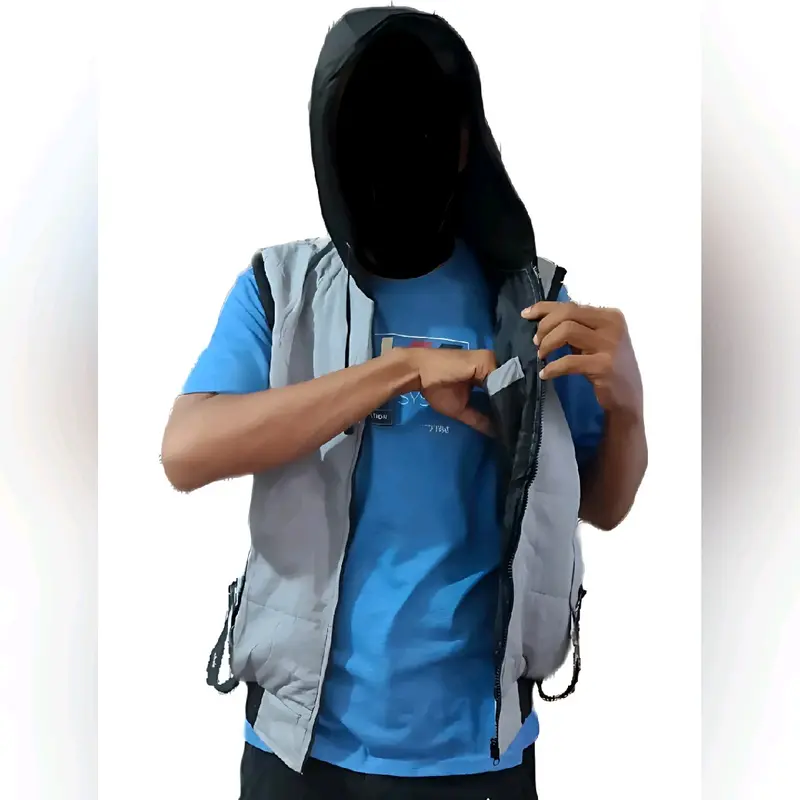 KUMKO_project KOREAN STYLE MOTOR ROMPI PARASUT ANTI ANGIN Winter Regular vest pria 1