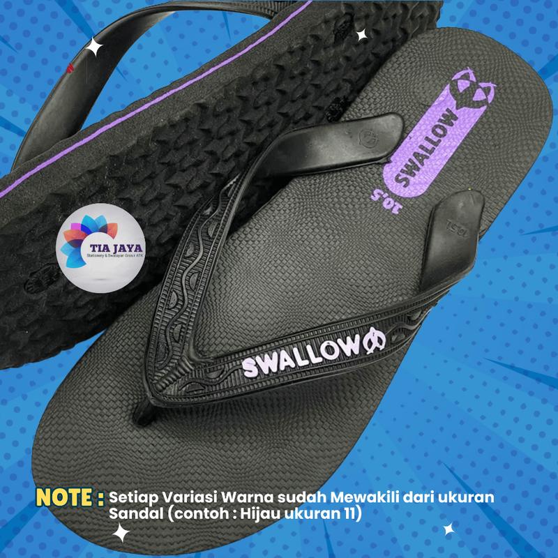 Sandal Jepit SWALLOW Hitam Series/Sandal Jepit 4