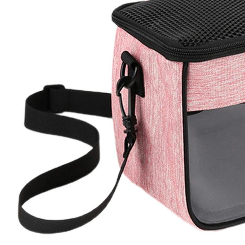 Product Introduction of Hamster Carrier Bag with Removable Liner Pet Travel Bag Transparent Window Hedgehogs Chinchillas Ferrets Small Pet Carrier Bag 26
