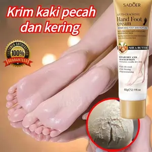 [COD, Pengiriman dalam 12 Jam] [BPOM] ORI 100% SADOER Krim Kaki Tangan 60g/Hand Foot Cream Anti Retak Memperbaiki Kulit Kering Kasar Anti Cracking Melembutkan